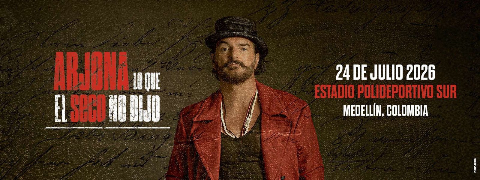 Arjona Medellín 2026 — Preventa Bancaria